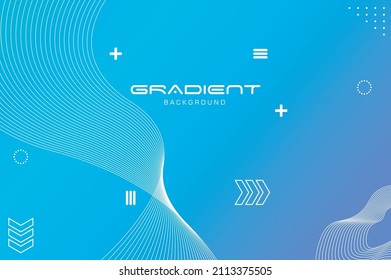 Gradient abstract background vector illustration