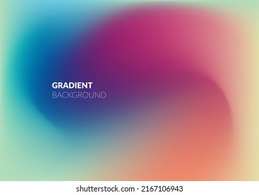 Gradient Abstract Background. Vibrant Color. Fluid background gradient. Vector EPS.