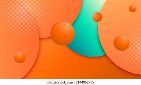 Gradient abstract background with vibrant shiny element decoration for web header, presentation design, tech banner