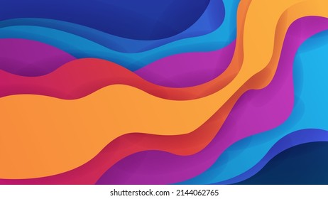 Gradient abstract background with vibrant shiny element decoration for web header, presentation design, tech banner