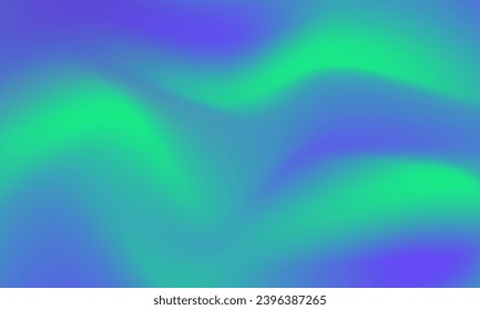 Gradient abstract backgrounds of northern lights. aurora borealis sky. soft tender purple, green and blue gradients for app, web design, webpages, banners, greeting cards. vector design.
