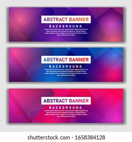 banner abstracto degradado colorido .fondo moderno geométrico. vectoriales 10.