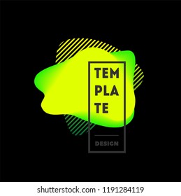 Gradient abstract banners with flowing liquid shapes dynamic forms