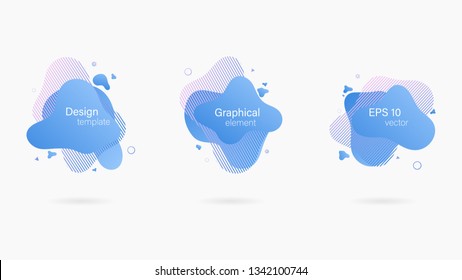 Gradient abstract banners with flowing liquid shapes.Template for the design of a logo, flyer or presentation.Set of abstract modern graphic elements. Dynamical colored forms and line.
vector EPS-10