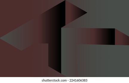 Farbverlauf-abstrakter schwarzer Hintergrund Buchstaben k Formen