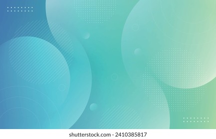 Gradient abstract blue geometric background template. Dynamic shapes composition. Eps10