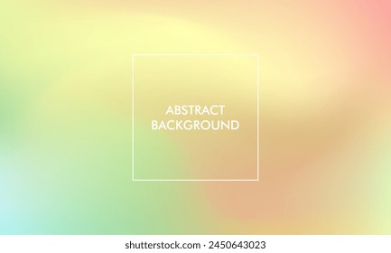 Gradient abstract blur texture background with yellow, orange, green pastel color