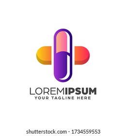Muster für die Gestaltung des abstrakten Logos für die Kapsel
