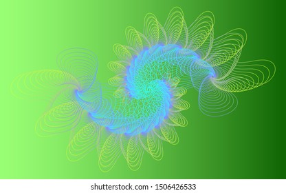 Gradient Abstract Colorful  background,  composition with dynamic linear waves,in flat minimalistic style. Trendy design for  use in web or print design - vector illustration
