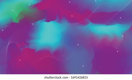Gradient Abstract Colorful Background Design