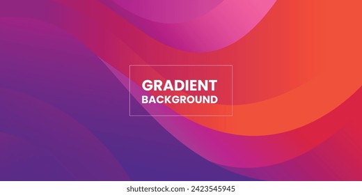 Gradient abstract colorful background design