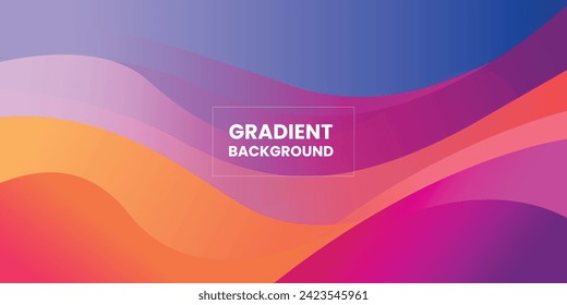 Gradient abstract colorful background design