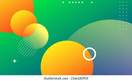 Gradient abstract colorful background. fluid shapes modern concept. Creative geometric wallpaper. Trendy gradient shapes composition