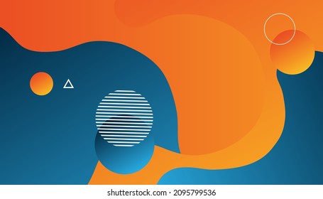 Gradient abstract colorful background. Geometric background with figures. EPS 10
