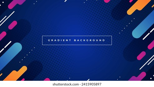Gradient abstract colorful background vector design in eps 10