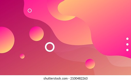 Gradient abstract colorful shapes background.  fluid dynamic style elements and neon color gradients