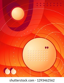 Gradient abstract composition with bright color. Modern graphic elements. Template for background, banner, poster, flyer or presentation. Vector graphic.