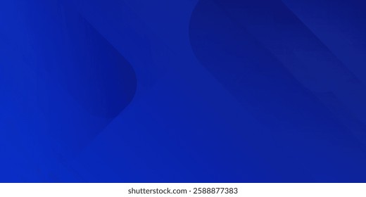 gradient abstract dark blue background with curved lines for design