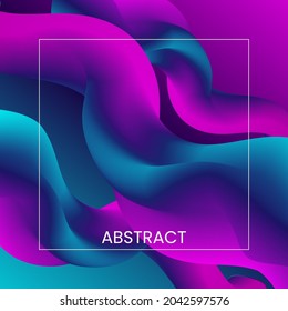 gradient abstract fluid 3d looks background design. Modern cover. banner website landing page and more