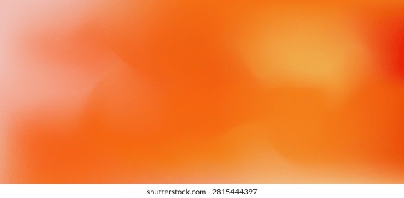 Gradient abstract fluid background, orange and yellow color. Minimal sunset smooth gradation. Warm creative mesh modern wallpaper. Template colored blurred gradation. Vector illustration.