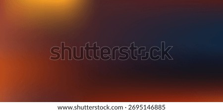 Gradient abstract fluid background, orange and brown color. Autumn warm red orange brown gradient  background. Template colored blurred gradation. Minimal fall smooth gradation. Vector abstract 