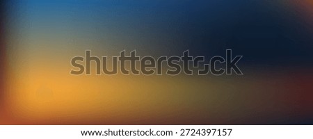 Gradient abstract fluid background, orange and blue color. Autumn warm red orange brown gradient  background. Template colored blurred gradation. Minimal fall smooth gradation. Vector abstract 