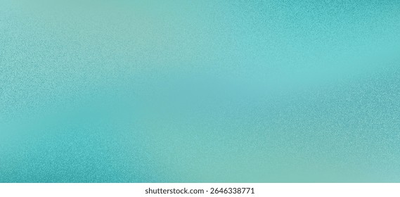 Fondo granulado líquido abstracto degradado, efecto de ruido, mezcla de diseño de color azulado suave y borroso. Cubierta de póster de Fondo de pantalla o Anuncio moderno brillante de malla creativa turquesa. Ilustración vectorial.  