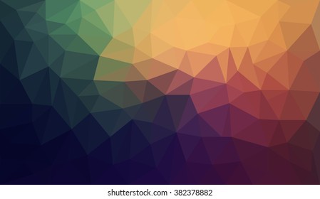 Gradient abstract geometric triangular polygon style illustration graphic background