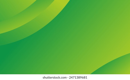 Gradient abstract green background.  Suit for business, institution, conference, party, Vector illustration
