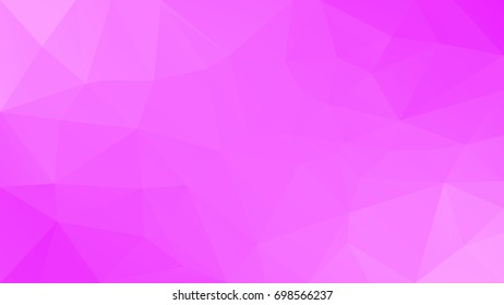 Gradient abstract horizontal triangle background. Tender pink rose polygonal backdrop for business presentation. Trendy geometric abstract banner. Corporative flyer design. Mosaic style.