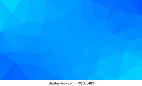 Gradient abstract horizontal triangle background. Cool ice colored polygonal backdrop for business presentation. Trendy geometric abstract banner. Technology concept flyer. Mosaic style.