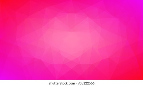 Gradient abstract horizontal triangle background. Red polygonal backdrop for business presentation. Trendy geometric abstract banner. Corporative flyer design. Mosaic style.