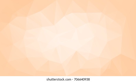 Gradient abstract horizontal triangle background. Yellow and orange colored polygonal backdrop for mobile application and web. Trendy geometric abstract banner. Technology concept flyer. Mosaic style.