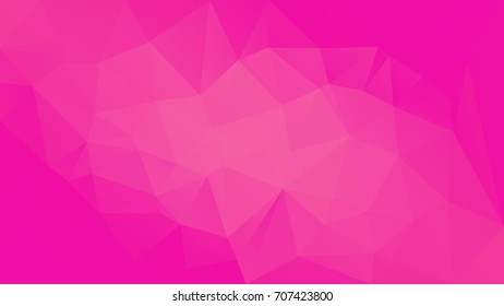 Gradient abstract horizontal triangle background. Tender pink rose polygonal backdrop for business presentation. Trendy geometric abstract banner. Corporative flyer design. Mosaic style.