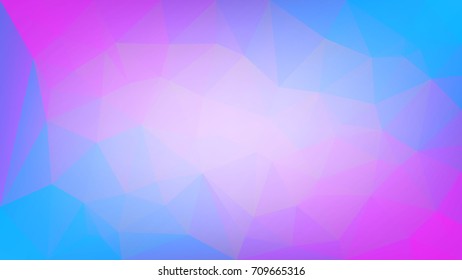 Gradient abstract horizontal triangle background. Vibrant rainbow multicolored polygonal backdrop for mobile application and web. Trendy geometric abstract banner. Corporative flyer design. Mosaic.