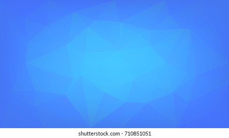 Gradient abstract horizontal triangle background. Cool ice colored polygonal backdrop for mobile application and web. Trendy geometric abstract banner. Corporative flyer design. Mosaic style.
