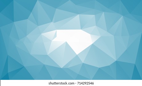 Gradient abstract horizontal triangle background. Grey, yellow and turquoise colored polygonal backdrop for business presentation. Trendy geometric abstract banner. Corporative flyer design. Mosaic.