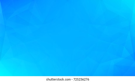 Gradient abstract horizontal triangle background. Cool ice colored polygonal backdrop for business presentation. Trendy geometric abstract banner. Corporative flyer design. Mosaic style.