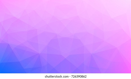 Gradient abstract horizontal triangle background. Vibrant rainbow multicolored polygonal backdrop for mobile application and web. Trendy geometric abstract banner. Technology concept flyer. Mosaic.