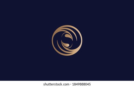  With gradient abstract Letter S logo design.