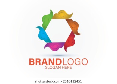 Gradiente de diseño de logotipo abstracto. Logotipo de color.