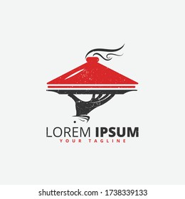 Gradient Abstract Logo Design For Restaurant 