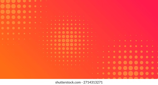 Gradiente Abstractas moderno color de gradiente de fondo. Gradiente amarillo y rosa con diseño semitono