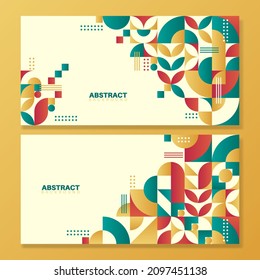 gradient abstract mosaic geometic background in soft pastel color background