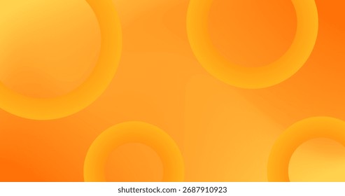 Gradiente Abstractas fondo naranja con círculos anillos diseño de Espacio para texto