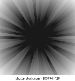 Gradient abstract ray burst background - vector graphic design with radial striped rays