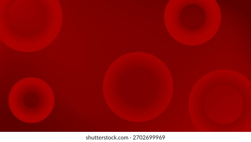 Fondo rojo Abstractas degradado con círculos Anillos para diseño de elementos y Espacio para texto