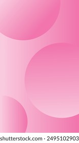 Gradient abstract round pink background