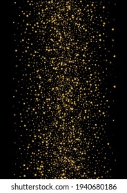 Abstrakte Farbverlauf-Illustration. Weihnachten Confetti Design. goldener Glitter-Vektorhintergrund. Schleudermuster. 