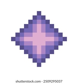 gradient abstract shape pixel art